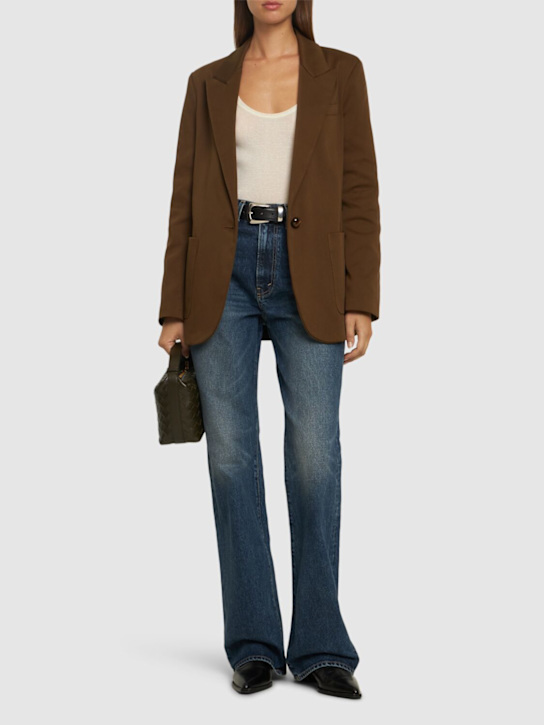 Forte_forte: Heavy cotton blend jacket - women_1 | Luisa Via Roma