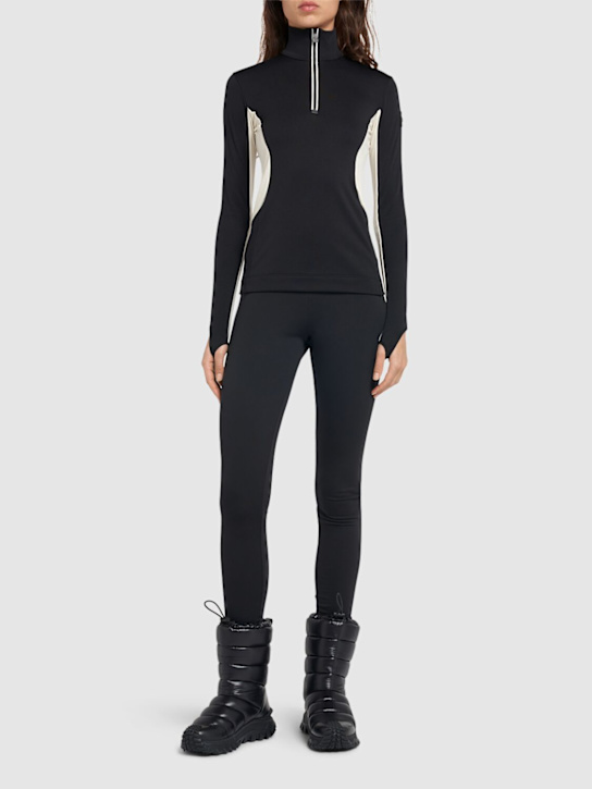 Moncler Grenoble: Polartec leggings - women_1 | Luisa Via Roma