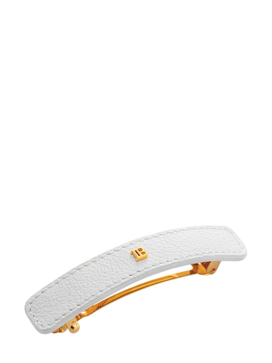 Balmain Hair: Limited Edition Legacy Barrette - White - beauty-men_0 | Luisa Via Roma