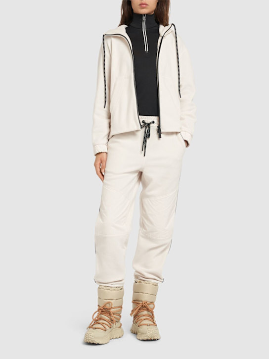 Moncler Grenoble: Polartec sweatpants - women_1 | Luisa Via Roma