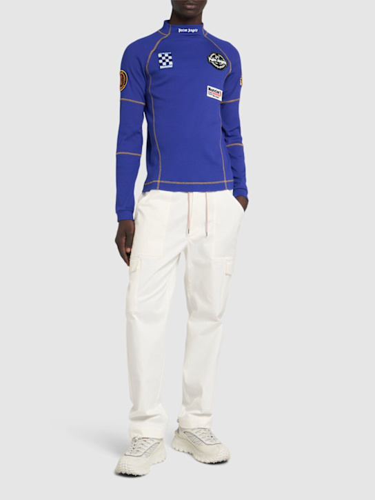 Moncler Genius: Moncler x Palm Angels cotton t-shirt - men_1 | Luisa Via Roma