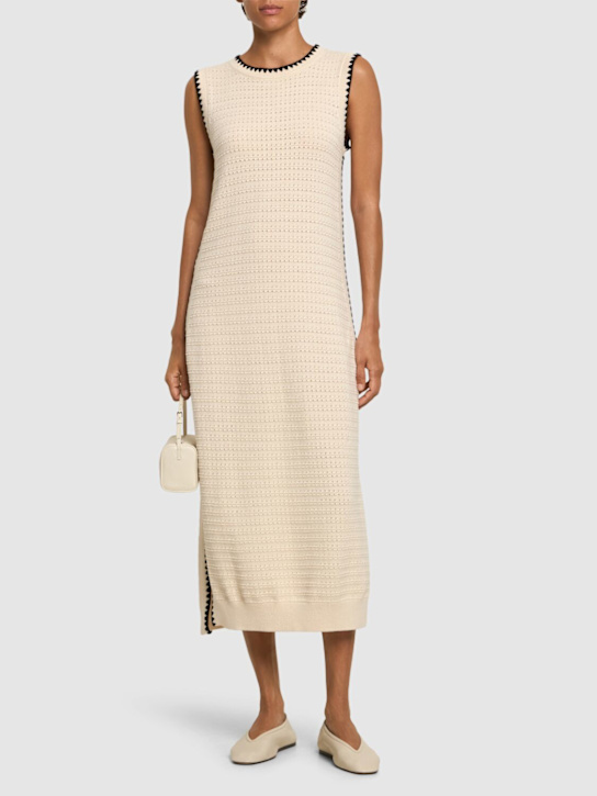 Varley: Vestito midi in cotone - Birch - women_1 | Luisa Via Roma
