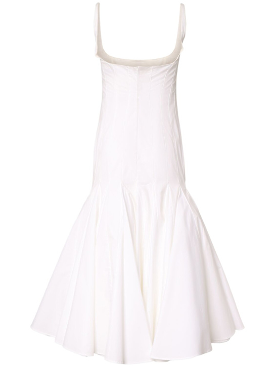 Jacquemus: La Robe Agave迷笛连衣裙 - 白色 - women_4 | Luisa Via Roma