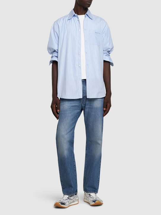 Dirty medium wash 5 pocket jeans - Thumbnail 2