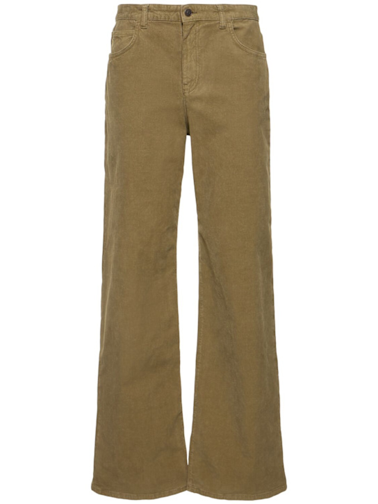 The Row: Eglitta corduroy straight pants - women_0 | Luisa Via Roma