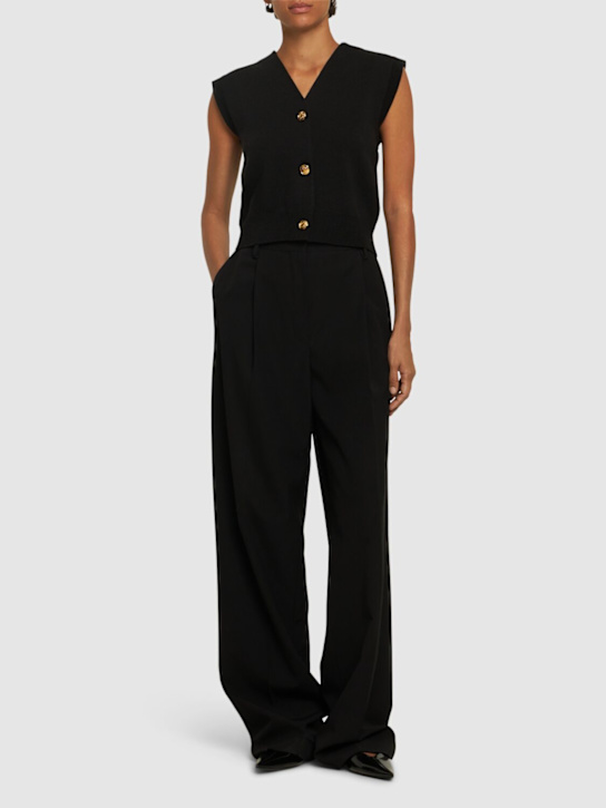 Blazé Milano: Sebright wool blend knit vest - women_1 | Luisa Via Roma