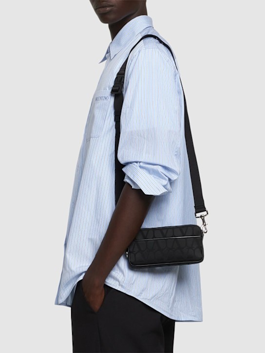 Valentino Garavani: Toile Iconographe crossbody bag - men_1 | Luisa Via Roma