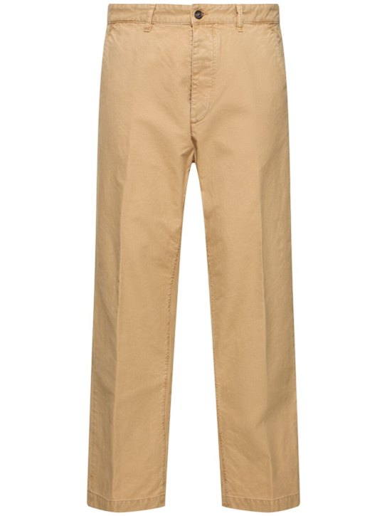 Dsquared2: Loose fit cotton pants - men_0 | Luisa Via Roma