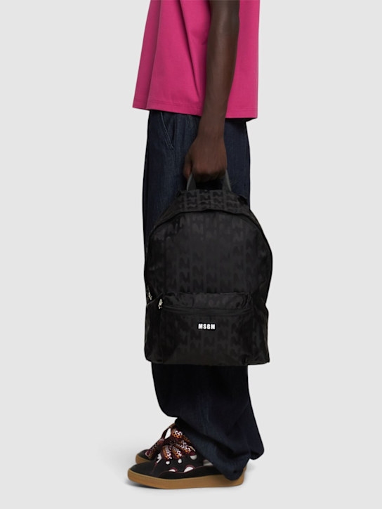 MSGM: Monogram backpack - men_1 | Luisa Via Roma