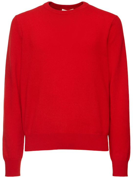 The Row: Benji cashmere knit sweater - men_0 | Luisa Via Roma