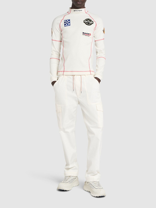 Moncler Genius: Moncler x Palm Angels cotton t-shirt - men_1 | Luisa Via Roma