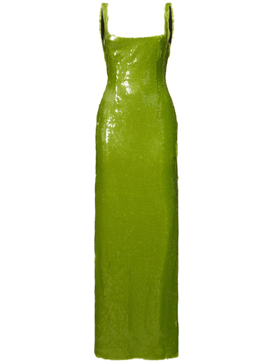16arlington: Electra sequined long dress - women_0 | Luisa Via Roma