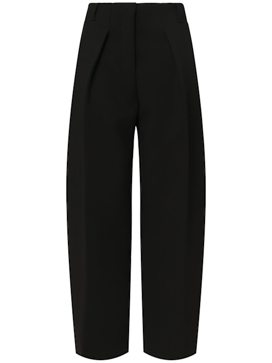 Jacquemus: Le Pantalon Ovalo high rise pants - women_0 | Luisa Via Roma