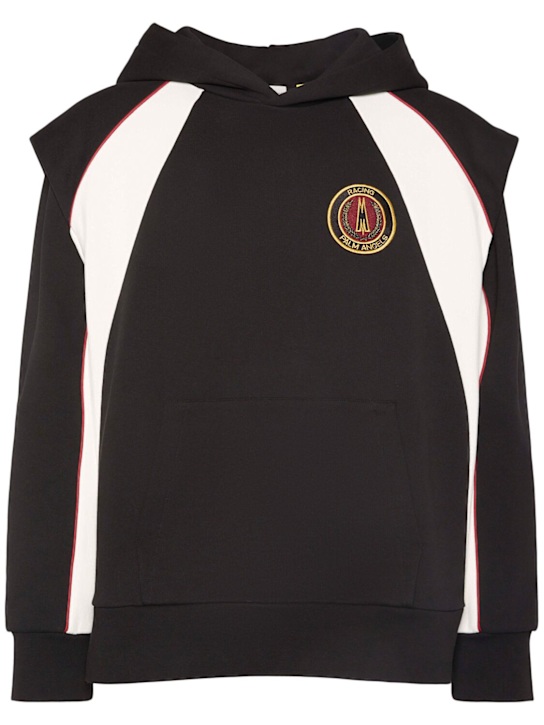 Moncler Genius: Felpa Moncler x Palm Angels in cotone / cappuccio - men_0 | Luisa Via Roma