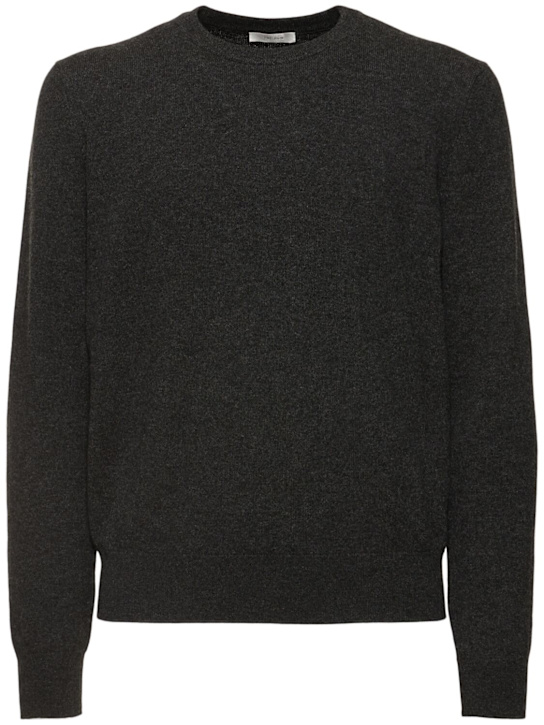 The Row: Benji cashmere knit sweater - men_0 | Luisa Via Roma