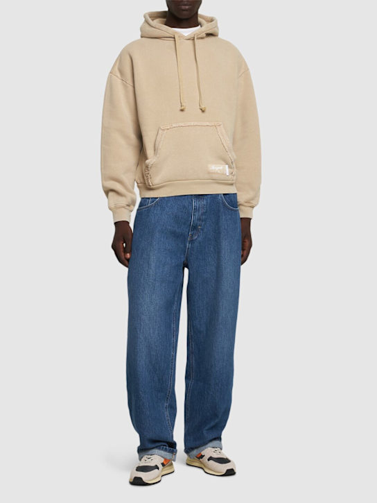 Axel Arigato: Element distressed cotton hoodie - men_1 | Luisa Via Roma