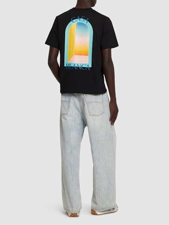 Casablanca: L'Arc Colore printed t-shirt - men_1 | Luisa Via Roma