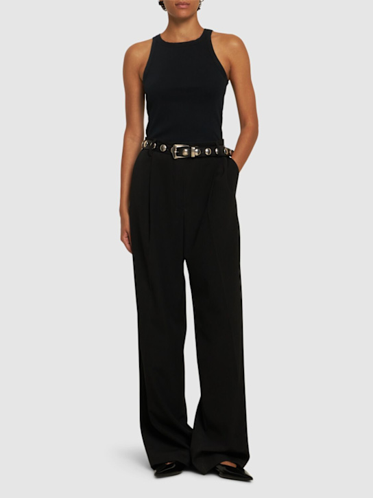 Nili Lotan: Tank top Jennifer in cotone a costine - women_1 | Luisa Via Roma