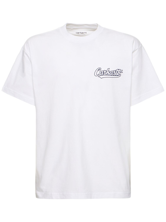 Carhartt WIP: T-shirt Archivio in cotone organico - men_0 | Luisa Via Roma