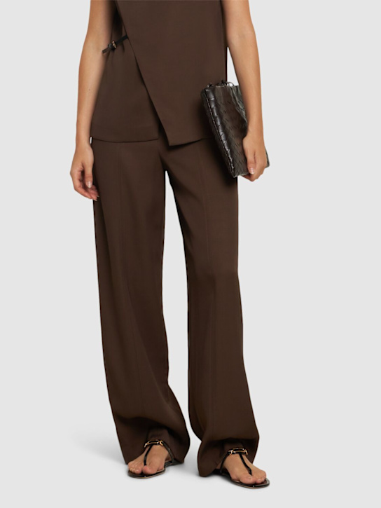 Tom Ford: 5mm Patent leather thong sandals - women_1 | Luisa Via Roma