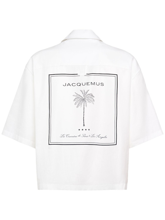 Jacquemus: La chemise aloe cotton shirt - men_3 | Luisa Via Roma