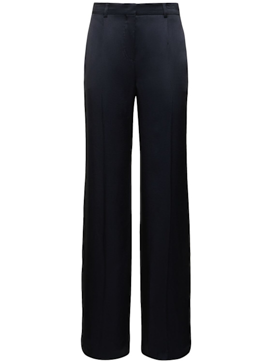 Satin wide leg pants