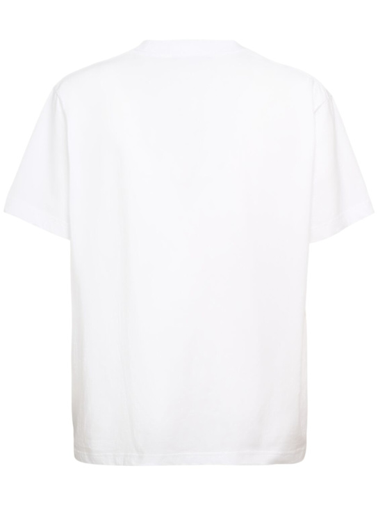 Jacquemus: Le t-shirt esquimau cotton t-shirt - White/Pink - men_3 | Luisa Via Roma