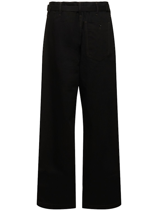 Lemaire: Judo pants - Black - men_4 | Luisa Via Roma
