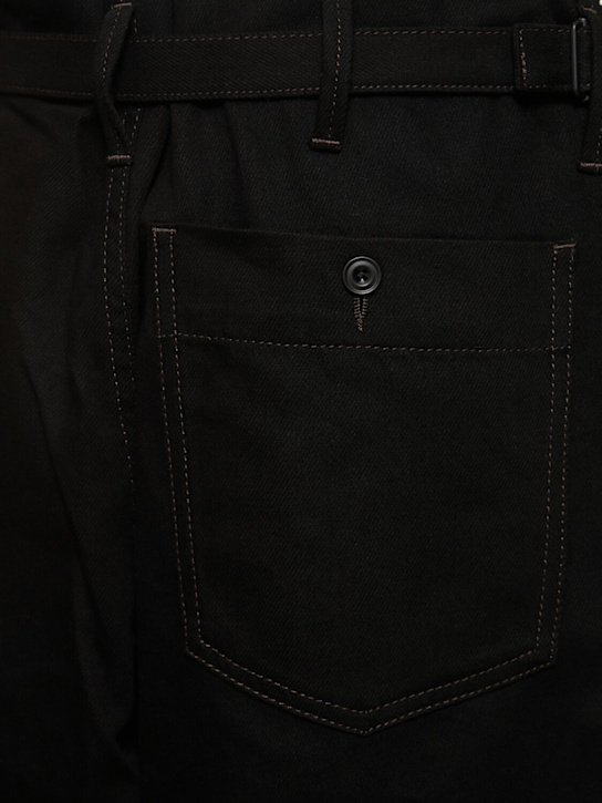 Lemaire: Judo pants - Black - men_3 | Luisa Via Roma