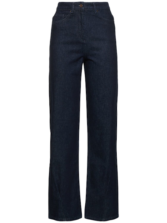 16arlington: Vante high rise straight jeans - Blue - women_0 | Luisa Via Roma