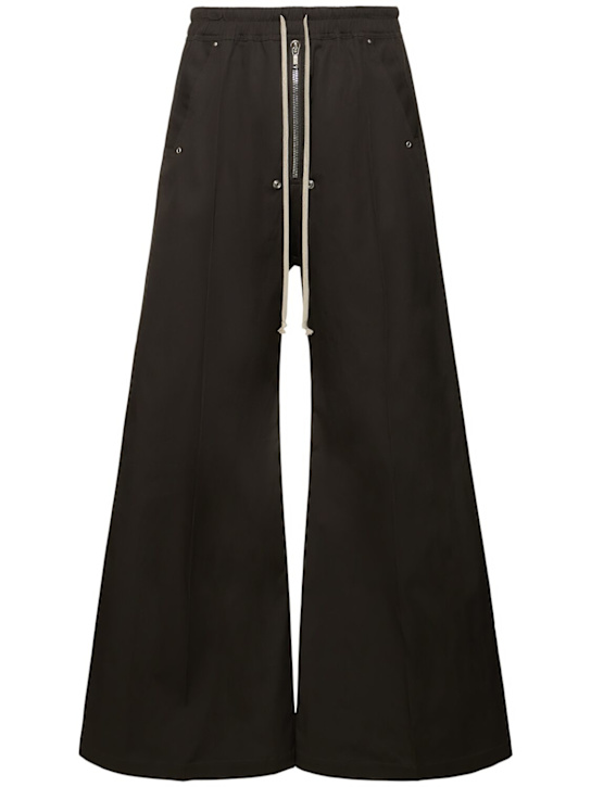 Rick Owens: Wide Bela cotton poplin pants - Dust - men_0 | Luisa Via Roma