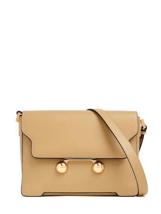 Marni: Medium Trunkaroo leather shoulder bag - women_0 | Luisa Via Roma