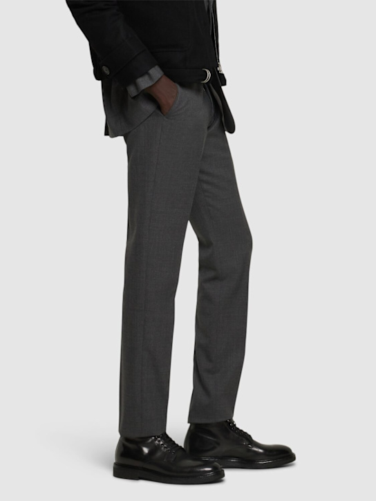 Officine Creative: Hopkins leather lace-up boots - men_1 | Luisa Via Roma