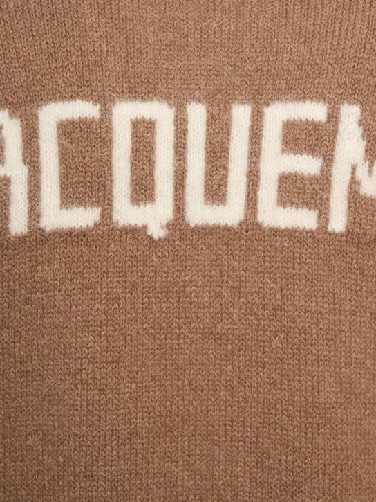 Jacquemus: Le cardigan jacquemus knit cardigan - Light Brown - men_4 | Luisa Via Roma