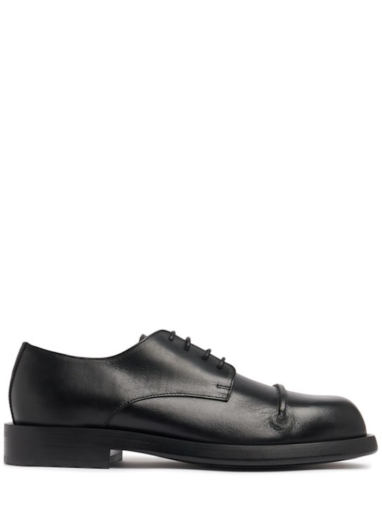 Ann Demeulemeester: Dex pintuck derby lace-up shoes - men_0 | Luisa Via Roma