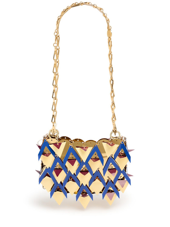 Rabanne: Oversized sequin shoulder bag - women_0 | Luisa Via Roma