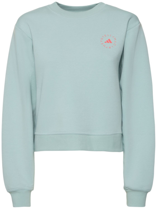 adidas By Stella McCartney: Sportswear crewneck sweatshirt - women_0 | Luisa Via Roma