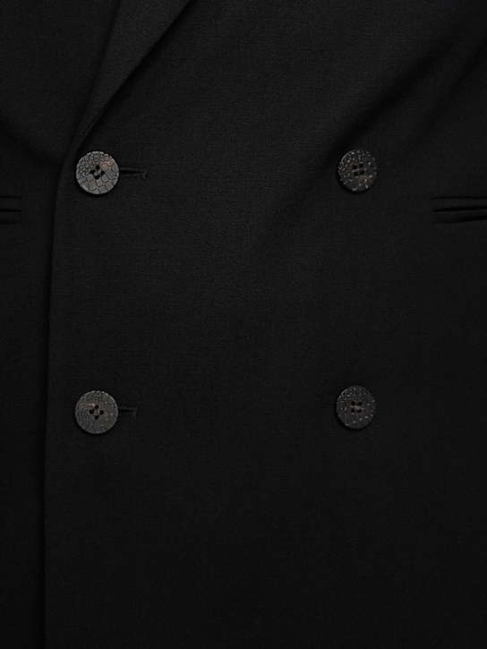 Jacquemus: La veste fernando羊毛夹克 - 黑色 - men_4 | Luisa Via Roma