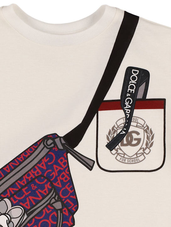 Dolce&Gabbana: コットンジャージーTシャツ - kids-boys_1 | Luisa Via Roma