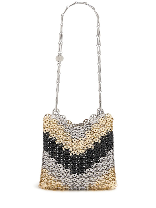 Rabanne: Metallic disc shoulder bag - women_0 | Luisa Via Roma