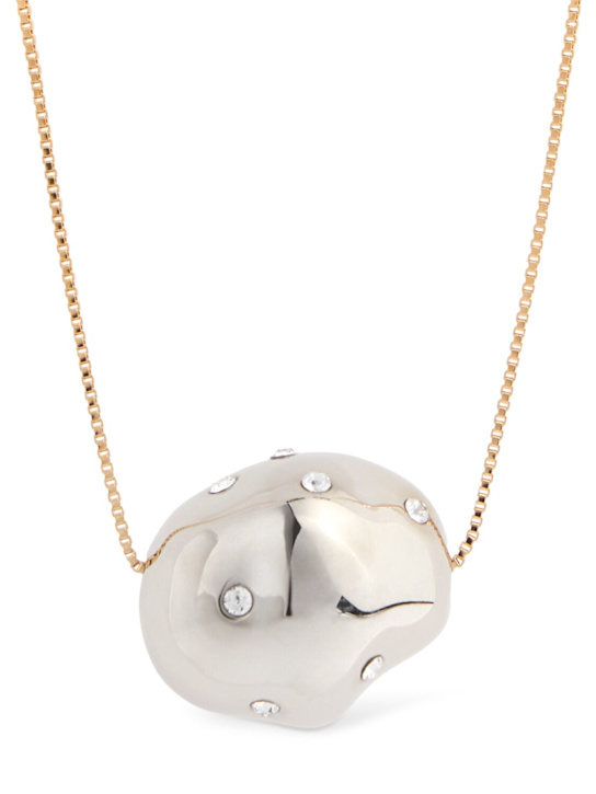 Marni: Pendant necklace w/ crystals - women_0 | Luisa Via Roma