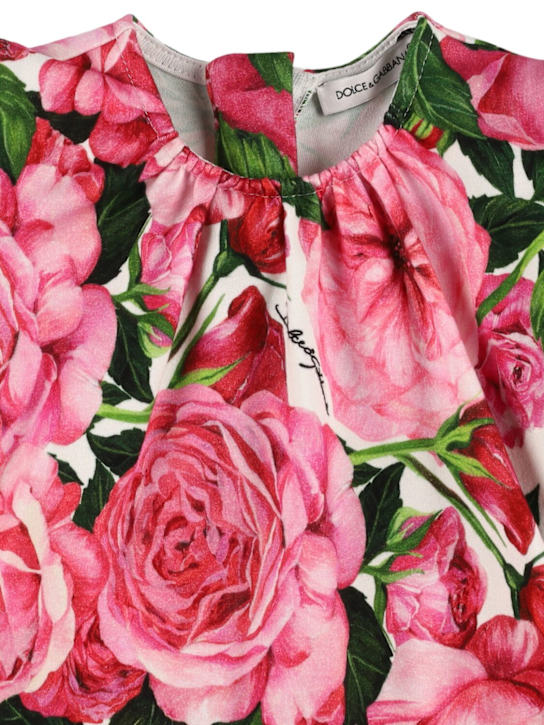 Dolce&Gabbana: コットンワンピース＆おむつカバー - kids-girls_1 | Luisa Via Roma