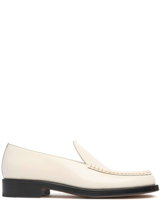 Jacquemus: Les mocassins leather loafers - men_0 | Luisa Via Roma