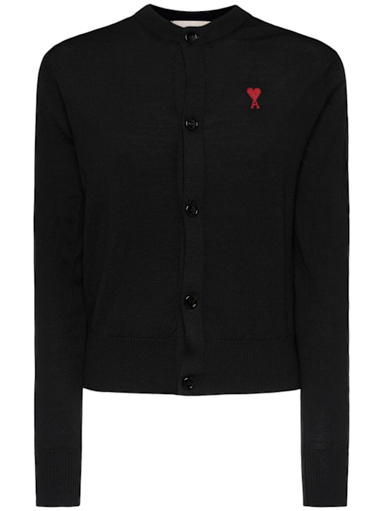 AMI Paris: Adc ウールカーディガン - women_0 | Luisa Via Roma