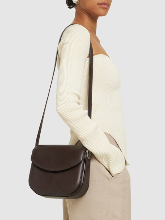 Jil Sander: Medium Coin crossbody leather bag - women_1 | Luisa Via Roma