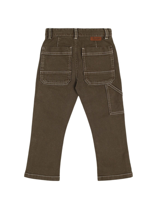 Bonpoint: ストレッチコットンギャバジンパンツ - kids-boys_1 | Luisa Via Roma