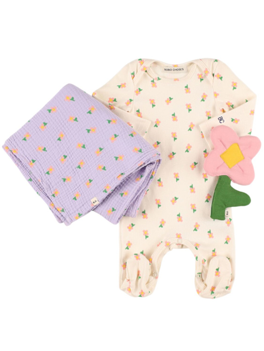 Bobo Choses: コットンロンパース, ブランケット, ドゥドゥ - kids-girls_0 | Luisa Via Roma