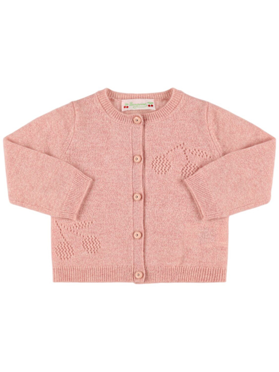 Bonpoint: カシミアニットカーディガン - kids-girls_0 | Luisa Via Roma