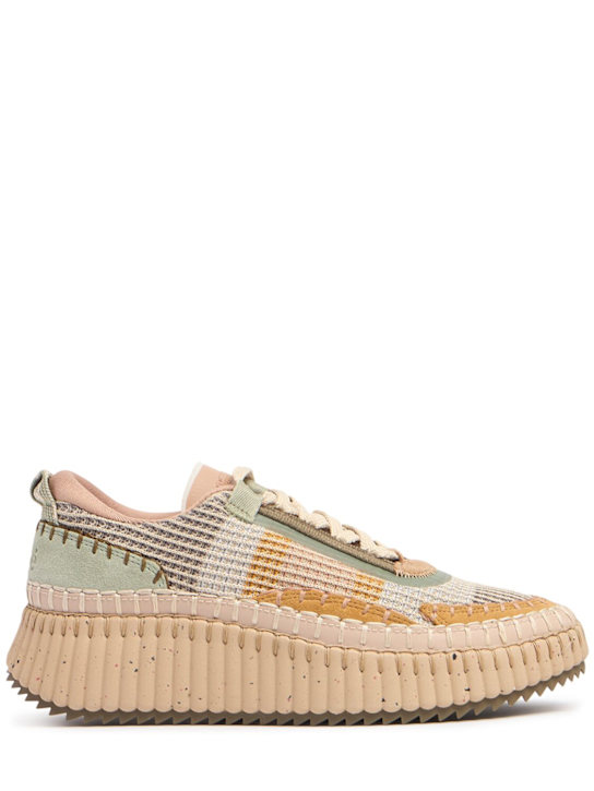 Chloé: Nama mesh sneakers - women_0 | Luisa Via Roma