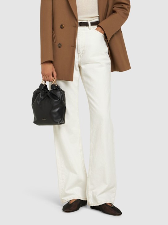 DeMellier: Small Miami smooth leather tote bag - women_1 | Luisa Via Roma